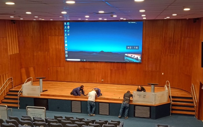 Auditorio pantalla led